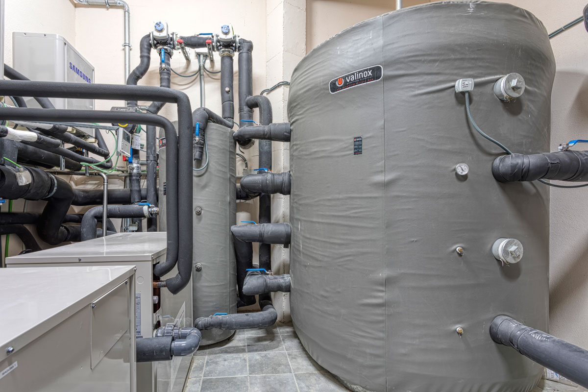 Geothermal heating system